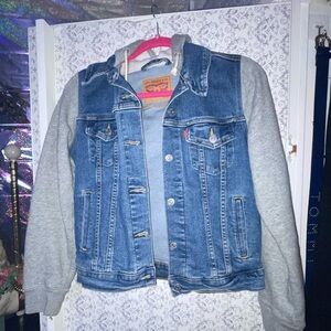 AUTHENTIC LEVIS DENIM HYBRID JACKET SIZE M